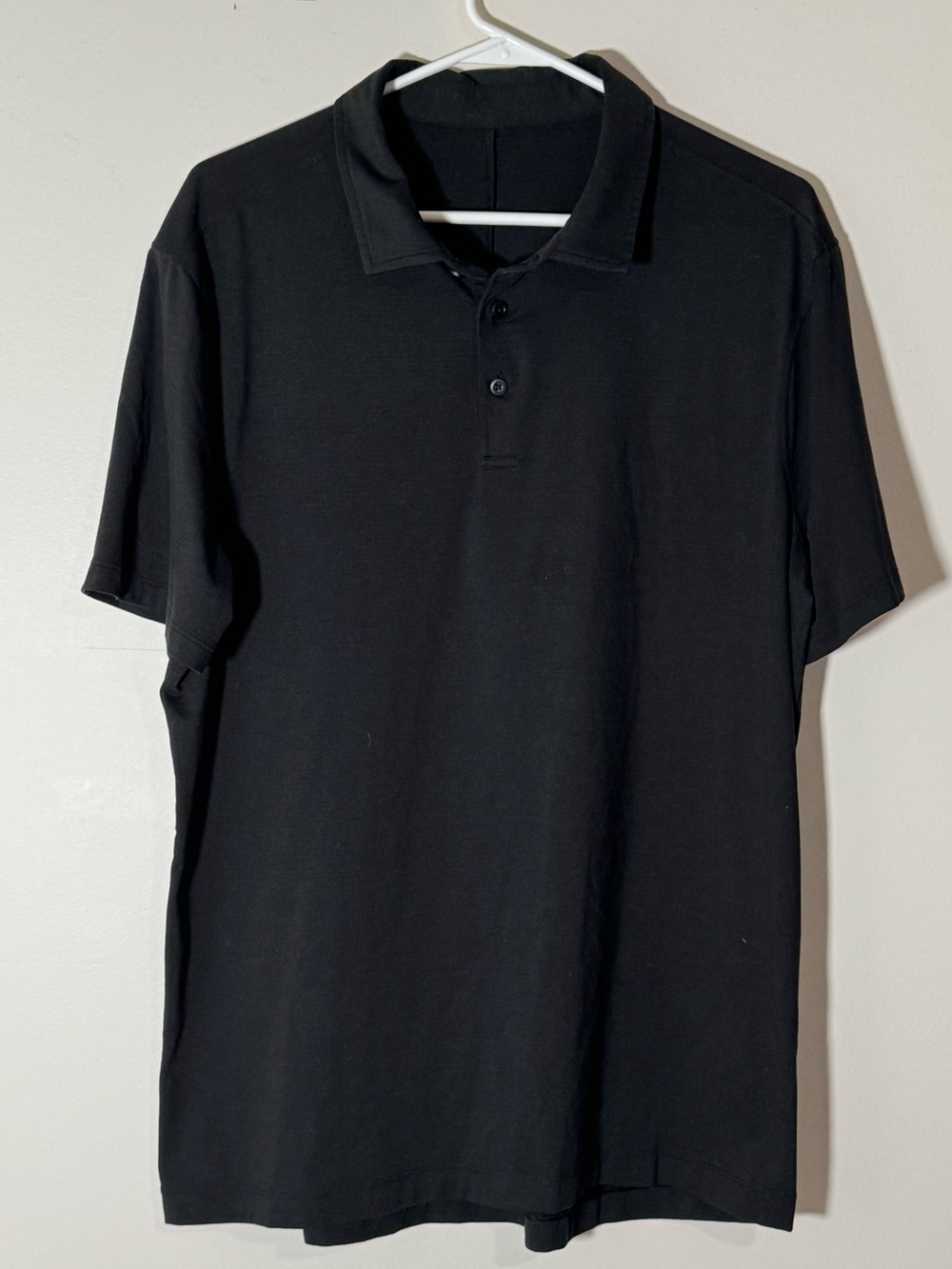 lululemon athletica Men's Black Polo Shirt